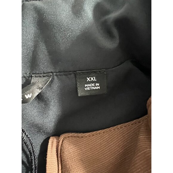 TravisMathew Mens Cold Heart 2.0 Vest Brown Full-Zip Sleeveless Lightweight Jack - Picture 8 of 11